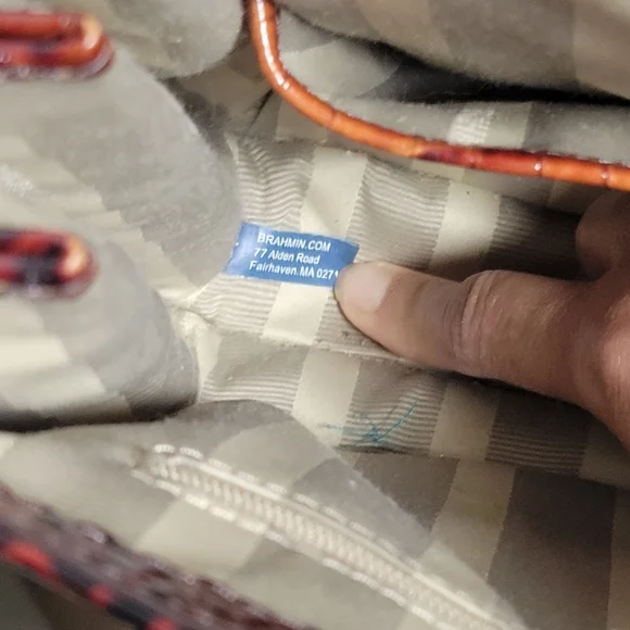 Brahmin Gabriella Rose Gold Provense Satchel Purse. - Picture 15 of 16